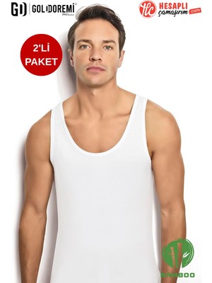 Jiber Erkek Premium 2'li Kutulu Çok Rahat Hafif Terletmez Nefes Alabilen Bambu Kumaş Atlet