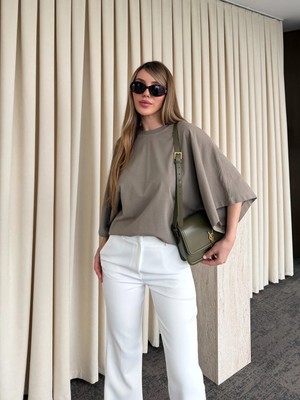 Laluvia Vizon Yarasa Kol Tshirt - 251151