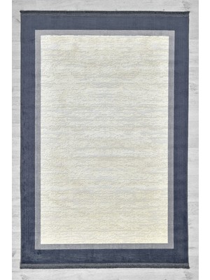 Sultan Halı Sandy Mavi Çerceveli Modern Hali