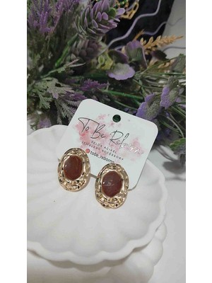 To Be Reborn Çelik Mineli Küpe Daire Model