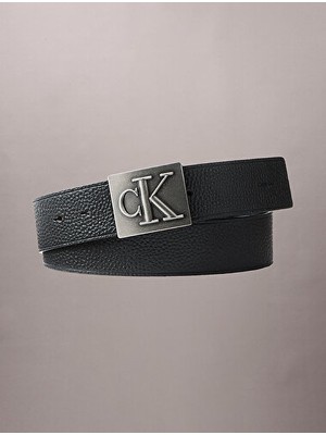 Calvin Klein Erkek Ssnl Mono Plaque 40MM Kemer