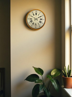 Uravas Store 36 cm Turuncu Nostalji Duvar Saati