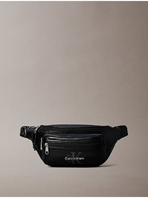 Calvin Klein Erkek Bold Logo Detaylı Webbing Bel Çantası
