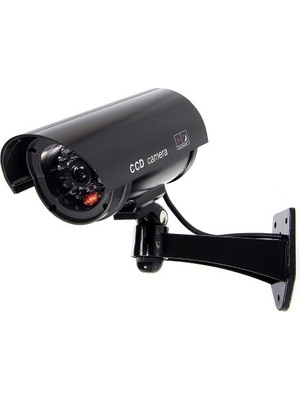 Caydırıcı Güvenlik Kamerası Gece Görüşlü Sahte Kamera Gerçekçi Görünüm ile Güvenlik Sağlar