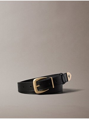 Calvin Klein Kadın End Tip Buckle 30MM Kemer