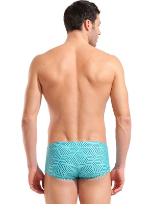 Arena Allover Swim Low Waist Short Erkek Mavi Yüzücü Düşük Bel Mayo 011888580