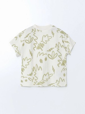 Lc Waikiki Yeni Sezon Bisiklet Yaka Baskılı Erkek Bebek Pijama Üst