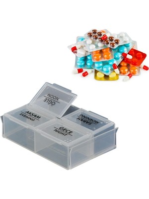 SHC4200 4 Bölmeli Günlük Saklama Kutusu