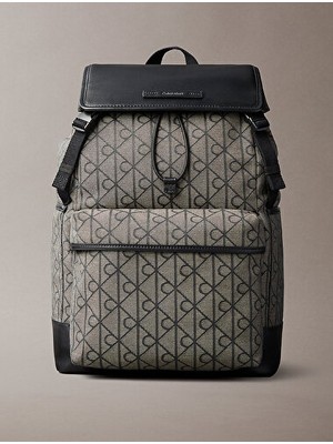 Calvin Klein Erkek Mixed Emblem Aop Flap Sırt Çantası
