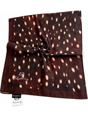 Doğal Ceylan Desenli Pamuk Eşarp – Hafif & Nefes Alan Kumaş