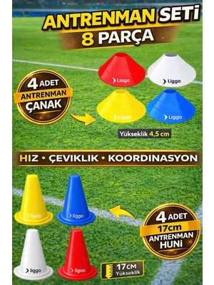 Liggo 4lü Antrenman Hunisi 4lü Antrenman Çanağı 8 Parça Antrenman Seti
