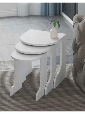 Savita Home Setro 3'lü Zigon Sehpa