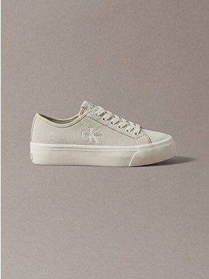 Calvin Klein Kadın Vulc Platform Detaylı Laceup Deri Sneaker