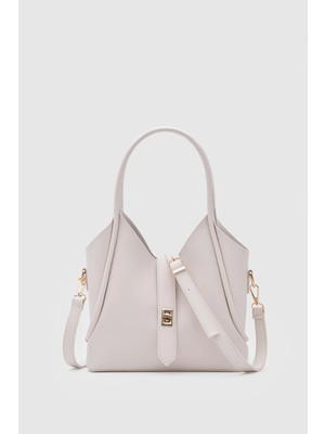 Shule Bags Cindy El ve Çapraz Çanta Krem