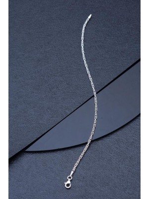 Innuendo 925 Ayar Gümüş Kral Erkek Bileklik