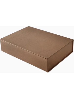 August Sandgren The Bookbox Large El Işçiliği Deri Depolama Kutusu