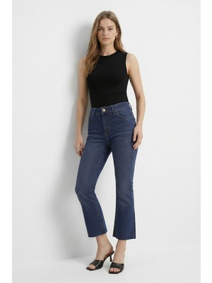 Rays Tint Kahve Ispanyol Paça Taşlı Jean 3047-12