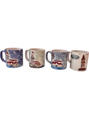 Atelier Keramik Kupa Mug Kız Kulesi