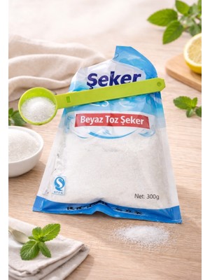 Novaura 2 PAKET Ölçme Kaşıklı Poşet Klipsi 3'lü Paket