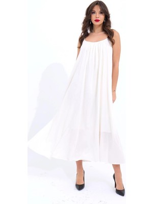 Stores36 7296 Elbise-Ekru