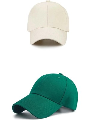 Ritagarcia Unisex 2’li Set Basic Beyzbol Şapkası - Ayarlanabilir Pamuklu Cap Paketi