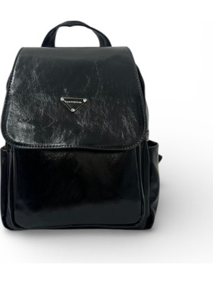 Sanmorris Kadın Yumuşak Dokulu, Kapaklı Suni Deri Sırt Çantası 1442