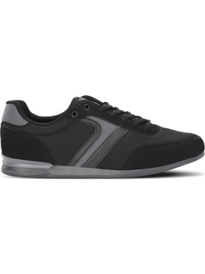 Slazenger Overman I Erkek  Siyah / Koyu Gri Günlük Spor Ayakkabısı