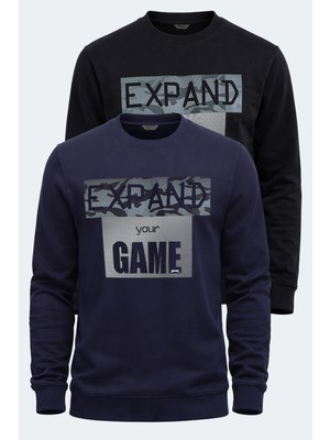Slazenger Rubıo 2 Li Set Erkek   Sweatshırt