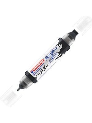 Edding Akrilik Kalem 3D Double Liner Siyah 901 (5 Li Paket)