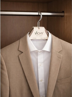 Vichy 5’li  Çocuk Askısı 30 cm – Bej Renk Dolap Düzenleyici VCH-7016