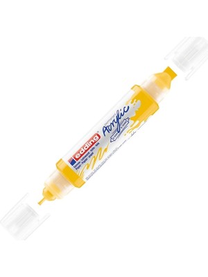 Edding Akrilik Kalem 3D Double Liner Trafik Sarı 905 (5 Li Paket)