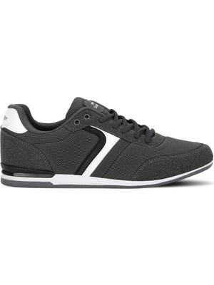 Slazenger Overman I Erkek  Siyah / Koyu Gri Günlük Spor Ayakkabısı