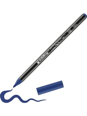 Edding 4200 Porselen Kalemi - Hobi Sanat Kalemi 1-4Mm Çelik Mavisi (10 Lu Paket)