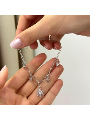 Ca Shopping Kar Tanesi Altın Kaplama Kararmaz Bileklik