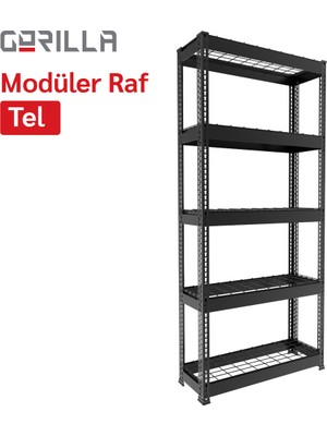 Gorilla Modüler Raf / Tel / Antrasit
