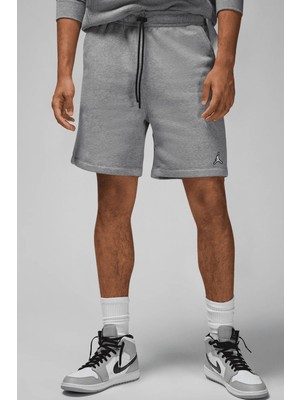 Nike Jordan Brooklyn Fleece Unisex Shorts Şardonlu Kalın Şort Gri