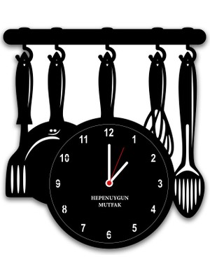 heptex Kişiye Özel Hediyelik Mutfak Duvar Saati