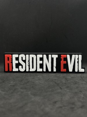 Goka 3D Craft Resident Evil Temalı Duvar Dekoru - Oyuncu Odası Tablosu - 20 x 17,5 x 1,5 cm