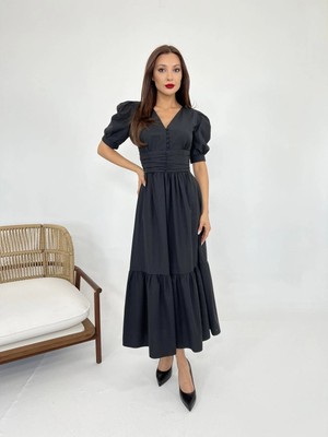 Stores36 6411 Elbise-Siyah