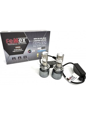 Femex Pro Plus Exclusıve Technology Csp Lextar Chipset H7 Mini Bi-Led Kendinden Mercekli Femex