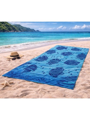 Özdilek Nice Plaj Havlusu (70X150)-OCEAN Fish