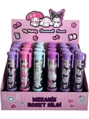 Kuromi My Melody Mekanik Roket Silgi 1 Adet