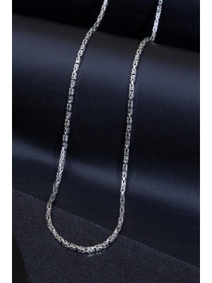 Innuendo 925 Ayar Gümüş Kral (King) Erkek Kolye