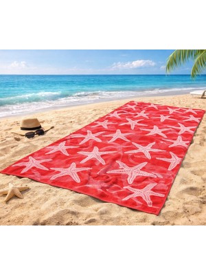Özdilek Nice Plaj Havlusu (70X150)-PINK Stars