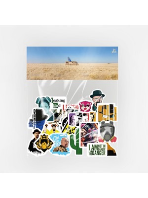 Baprile Breaking Bad Sticker Paketi 21 Parça Kaliteli Su Geçirmez Etiket Seti