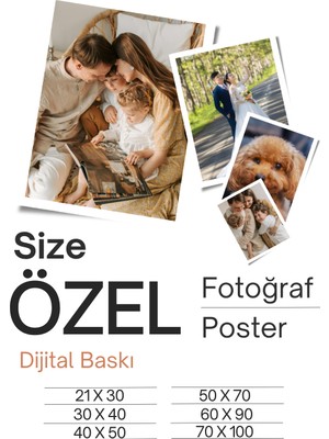 Rosaart Kişiye Özel Fotoğraf Baskı Poster, Istenilen Görselde Fotoğraf Kağıdına Baskı, Özel Tasarım Poster