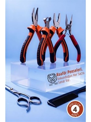 Feifei 4'LÜ Profesyonel Kuaför Saç Kaynak Pense Seti (Hassas Işçilik Kiti)  - FEİ1956-5508