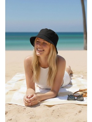 Ritagarcia Uniseks Bucket Balıkçı Şapka - Pamuklu Yazlık Güneş Şapkası