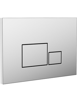 Nkp S1 Kontrol Paneli, Çift Basmalı,parlak KROM-0041
