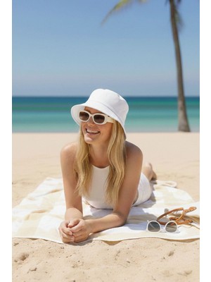 Ritagarcia Uniseks Bucket Balıkçı Şapka - Pamuklu Yazlık Güneş Şapkası